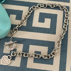 Return to Tiffany (Tiffany & Co.) Heart Tag Toggle Necklace